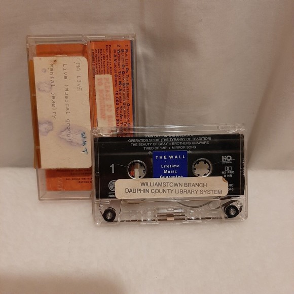 Live Mental Jewelry Cassette Tape Radioactive Records Alternative Rock 1991 READ - Picture 2 of 14